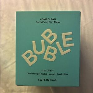 Come Clean Bubble Detoxifying Clay Mask - Aqua